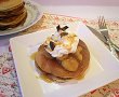 Pancakes cu banane caramelizate-2