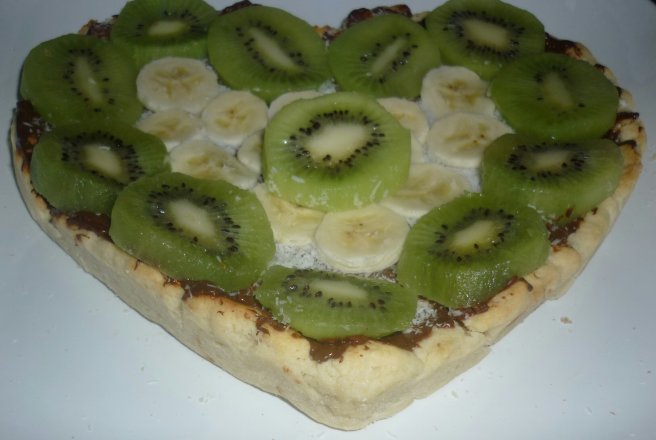 Tarta cu ciocolata, kiwi si banane by Tabita