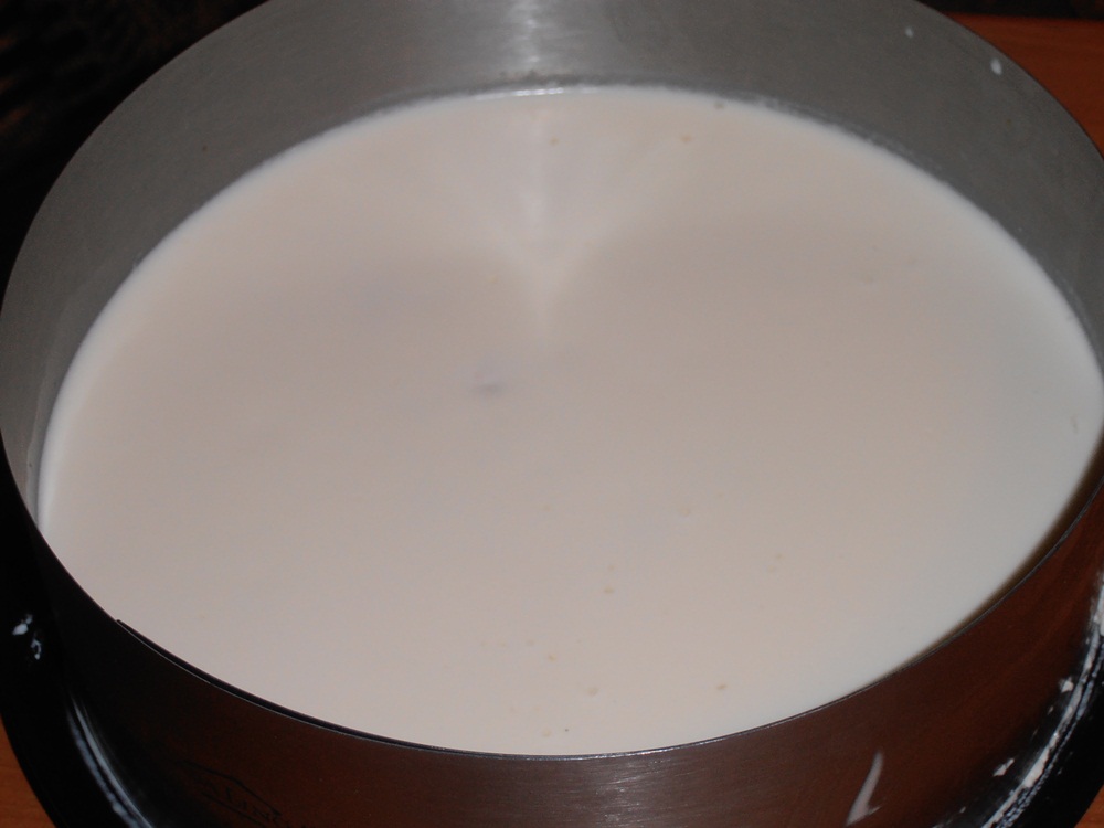 Tort panna cotta cu jeleu de capsuni