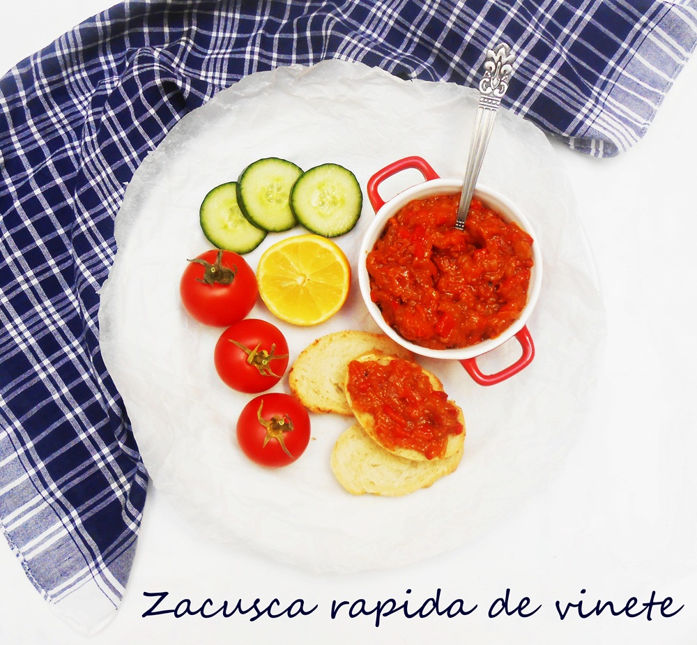 Zacusca rapida de vinete