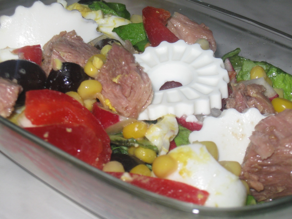 Salata de ton cu miez de lapte