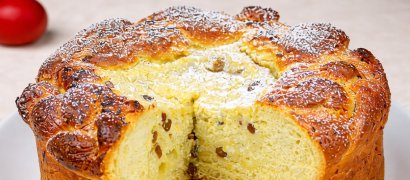 Pasca cu aluat de cozonac