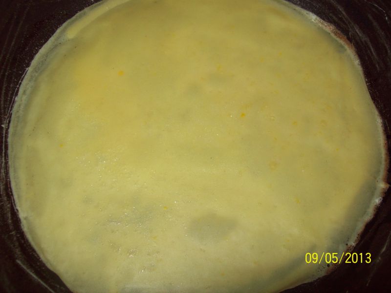 Clatite cu dulceata de caise