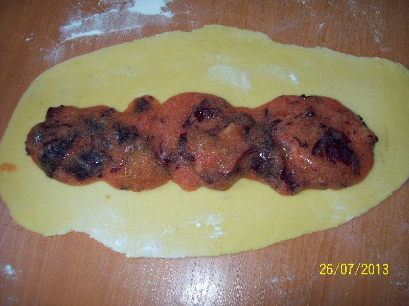 Strudel cu prune