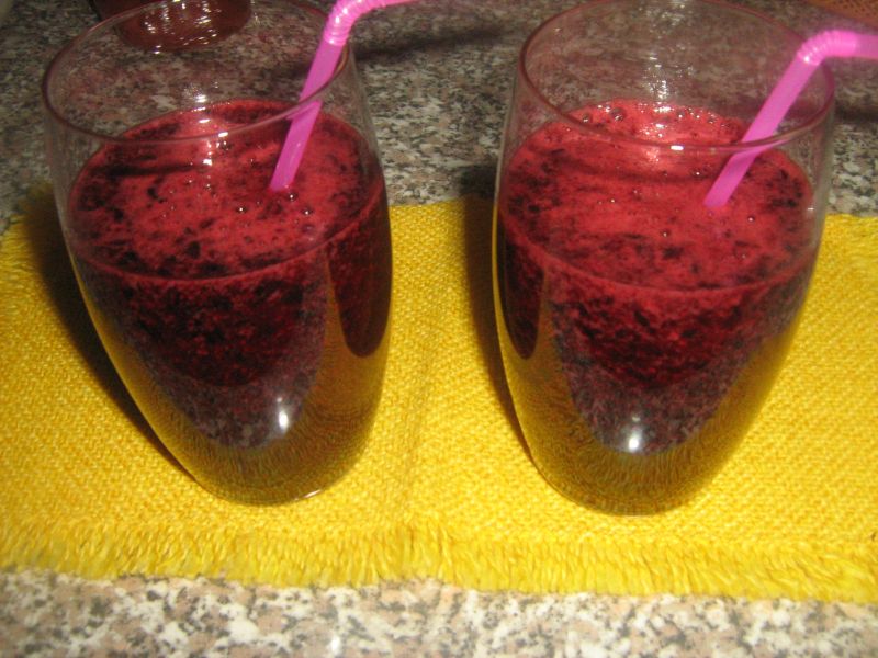 Smoothie de afine cu banana