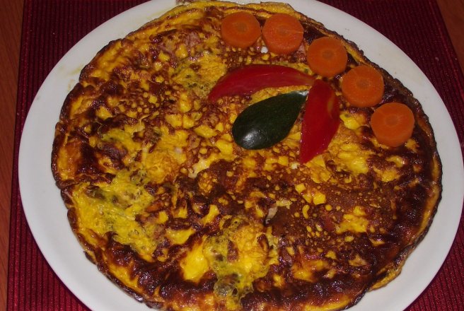 Frittata (Omleta) cu sunca si cascaval