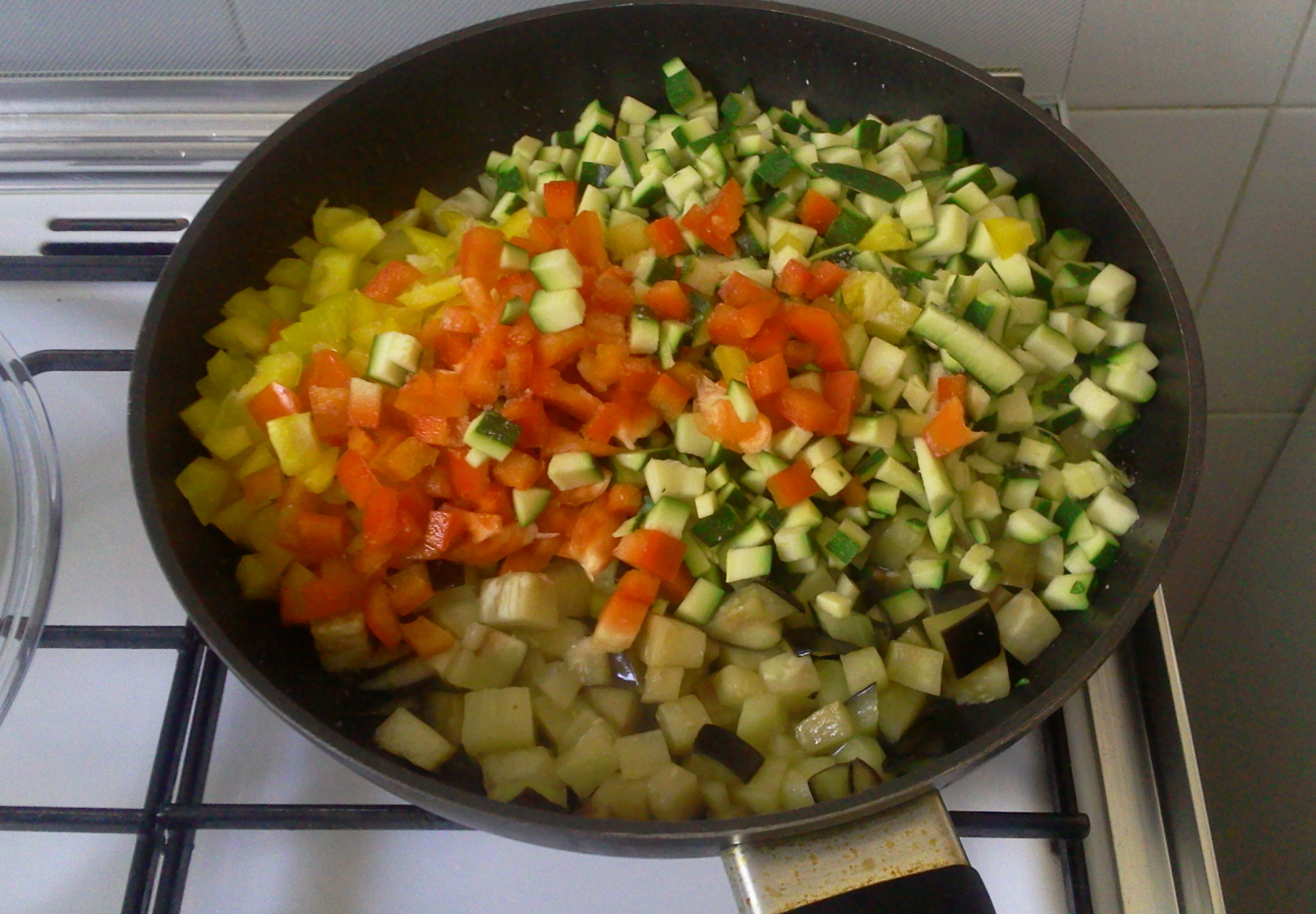 Cous cous cu creveti si legume