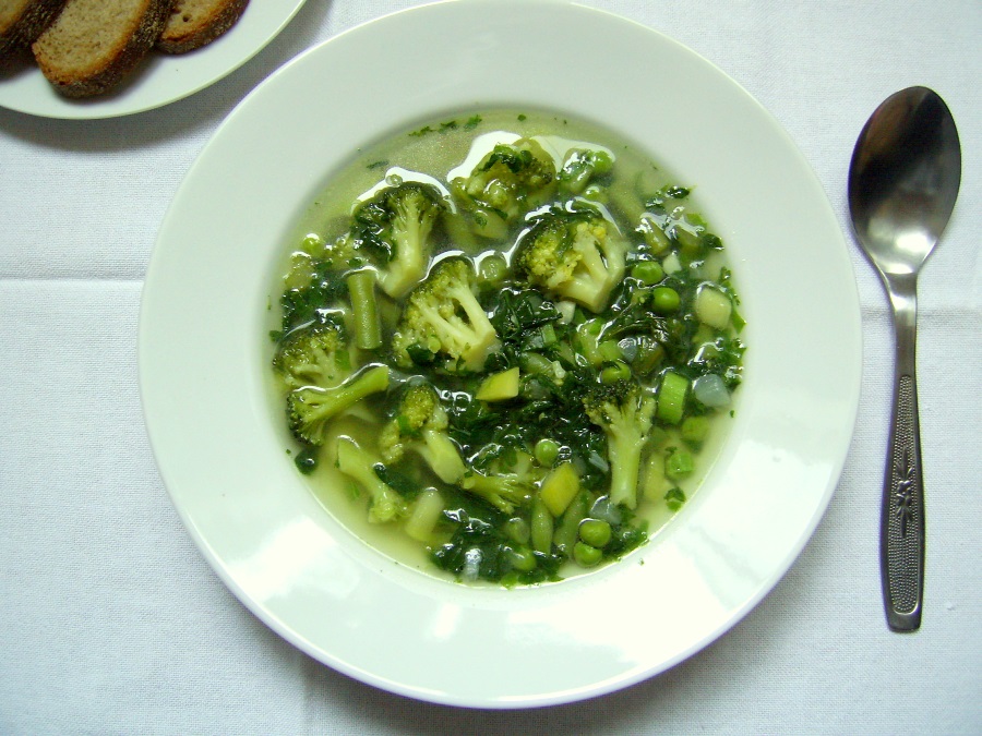 Supa verde de legume