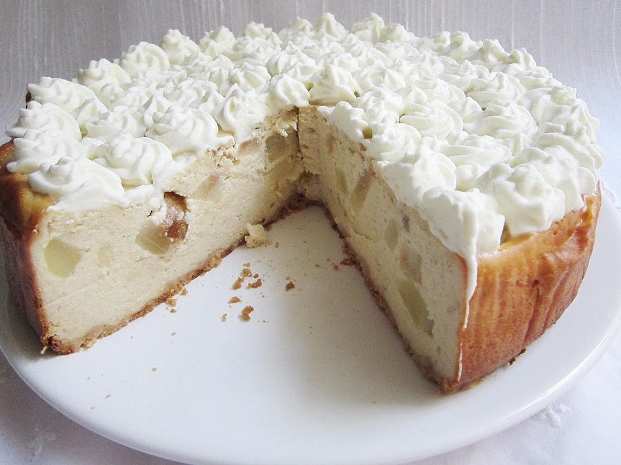 Cheesecake cu pere