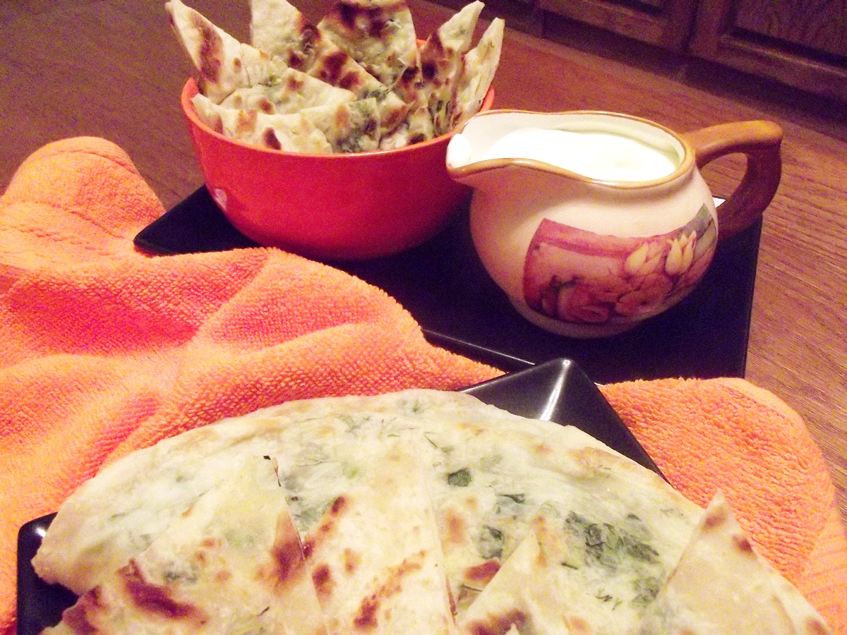 Scallion pancakes sau clătite cu ceapă