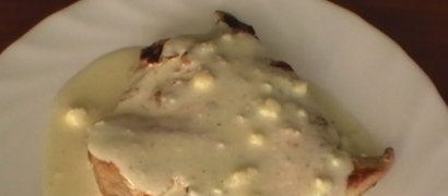 Piept de pui cu sos Gorgonzola