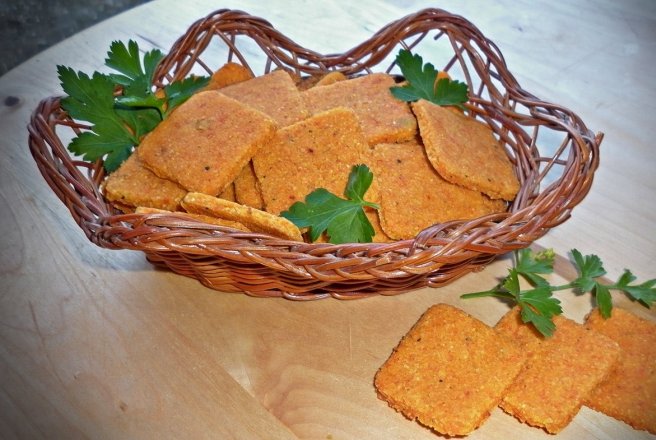 Crackers vegani picanti