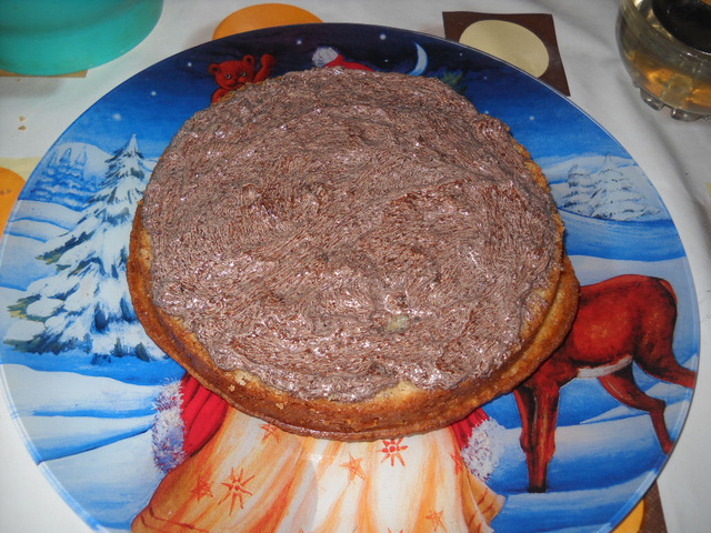 Tort cu crema de nuca