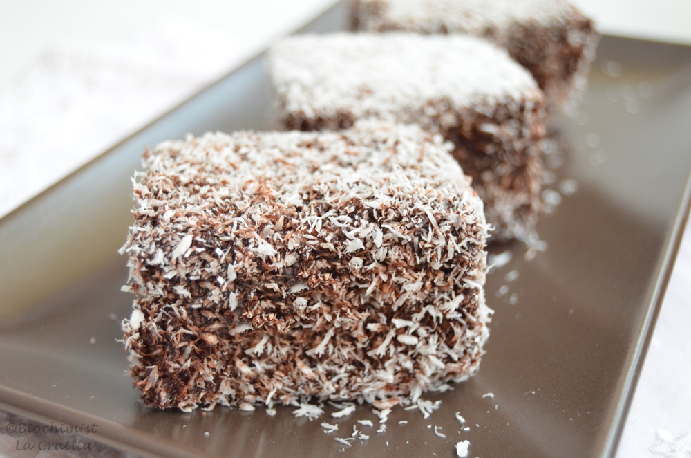 Lamingtons - Prajitura tavalita