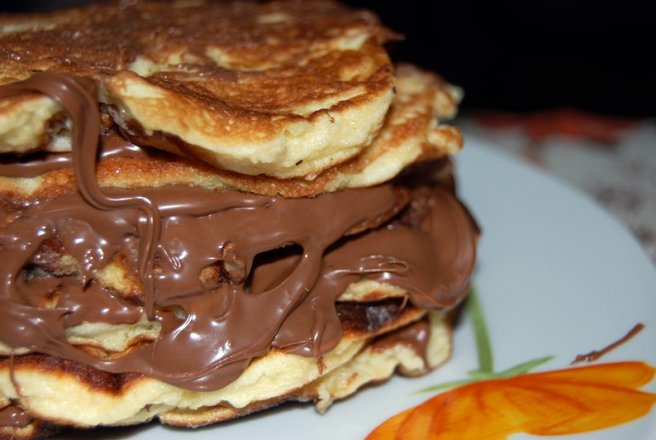 Pancakes cu nuttela