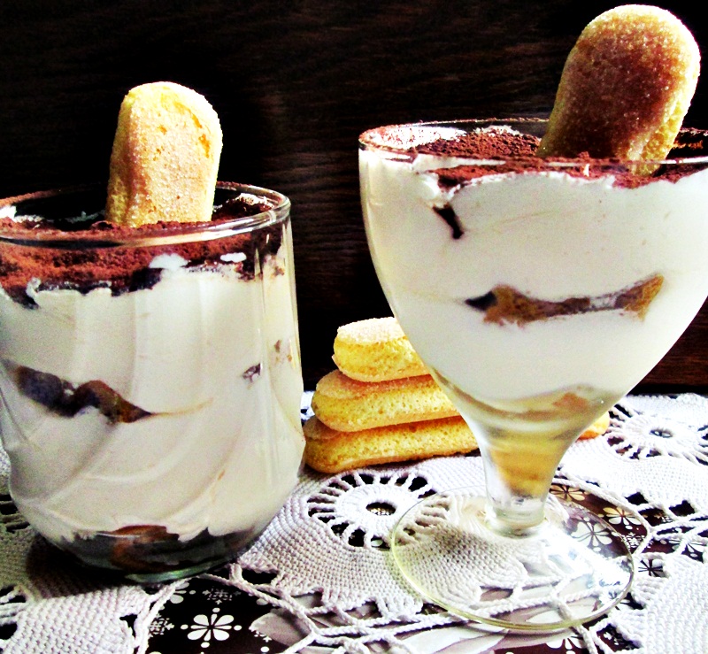 Tiramisu reţetă originală, la pahar