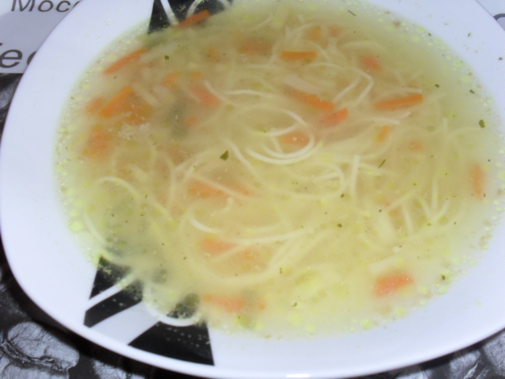 Supa de curcan cu legume julien