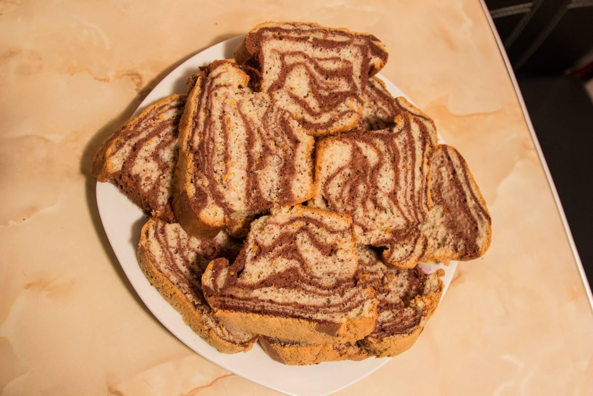 Chec zebra cu cacao