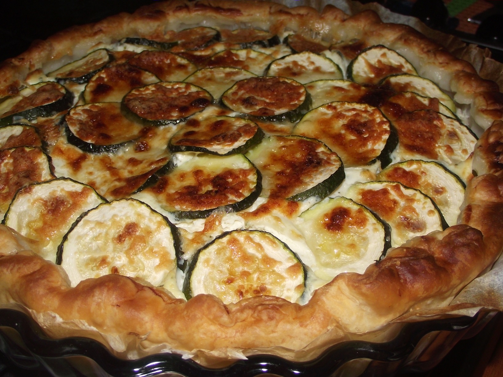 Tarta sarata cu zucchini