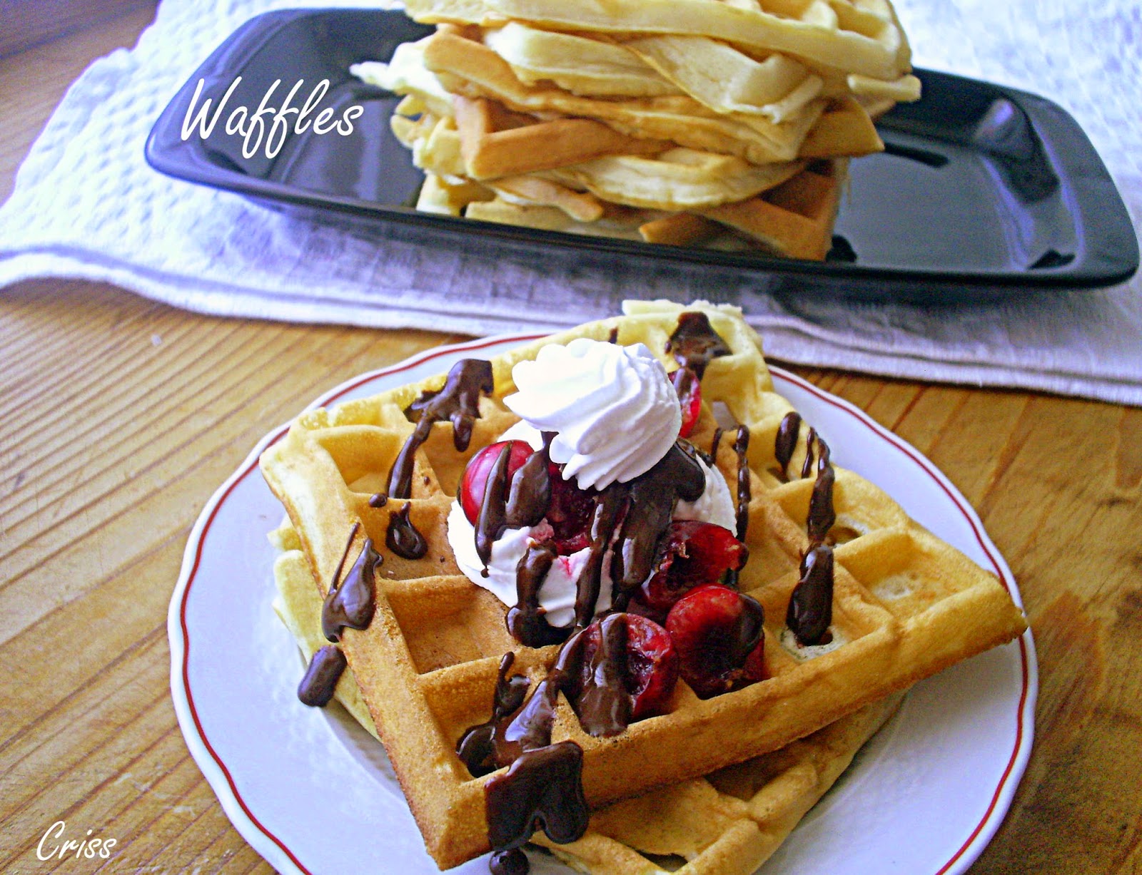 Reteta de baza pentru Waffles, ideale pentru micul dejun