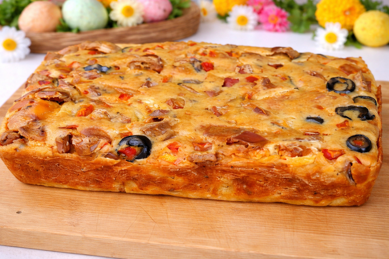 Aperitiv tarta cu legume si branzeturi