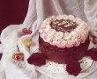 Tort cu mousse de zmeură şi ciocolată-3