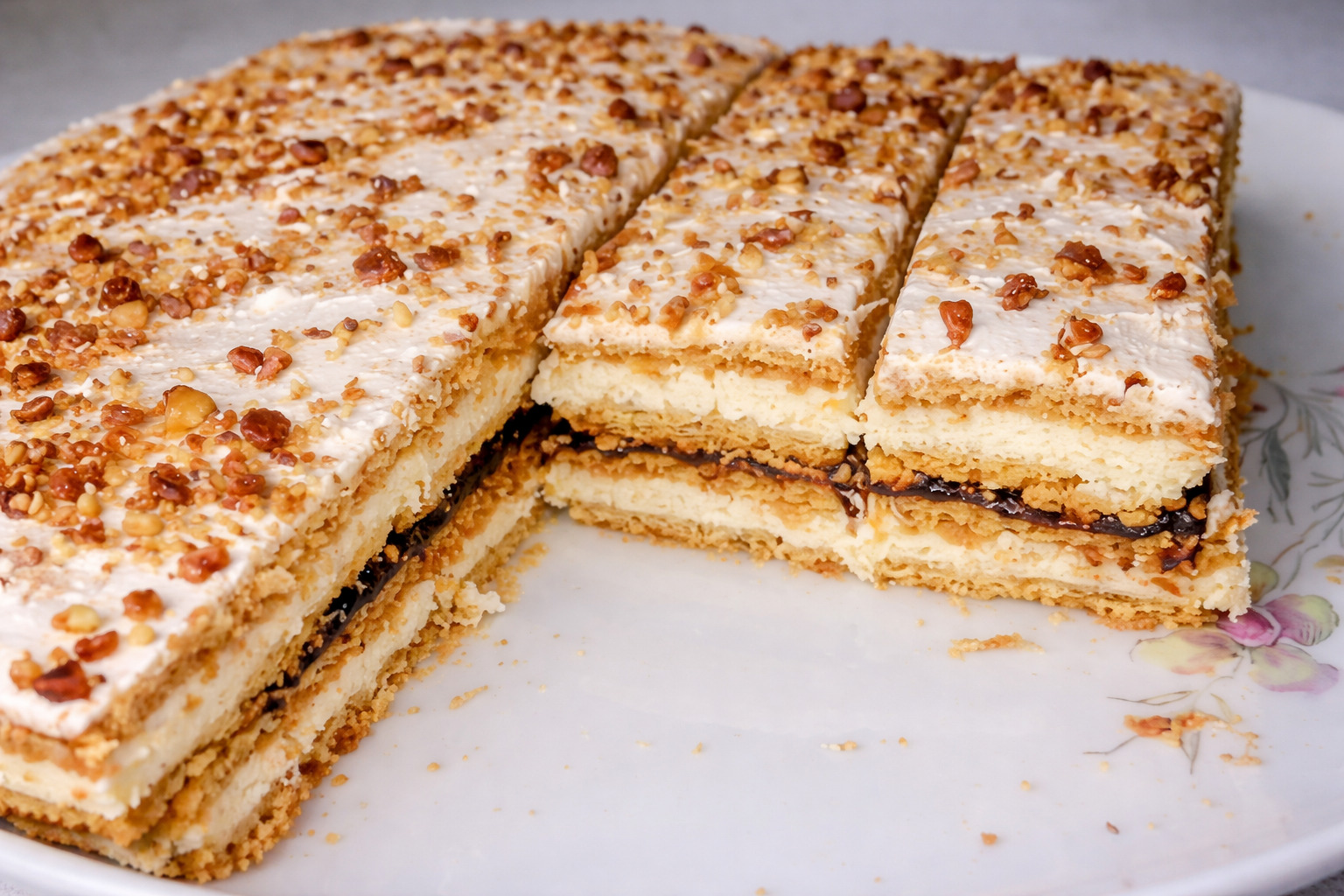 Desert prajitura in foi