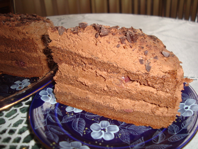 Tort cu mousse de ciocolata