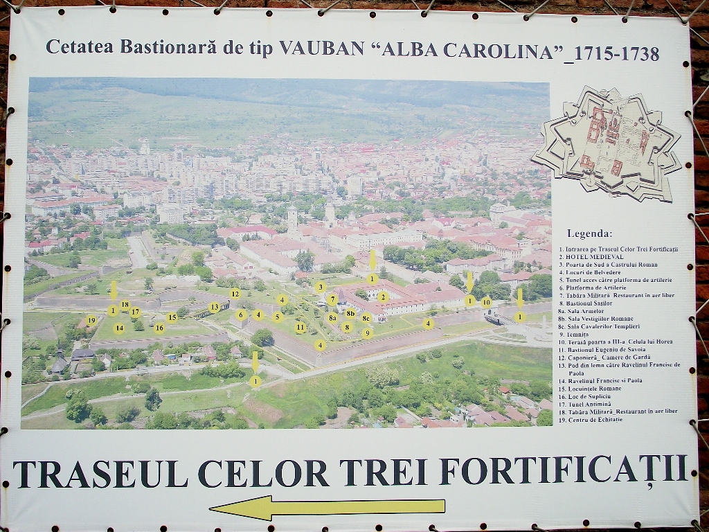 Traseul celor trei fortificatii