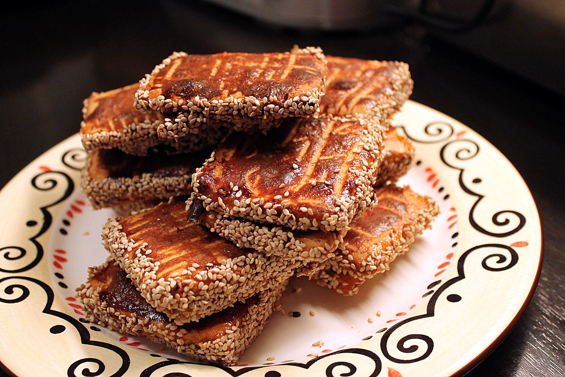 Biscuți cu Nutella și topping de susan