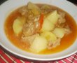 Gulas cu carne de porc, vin si legume-5