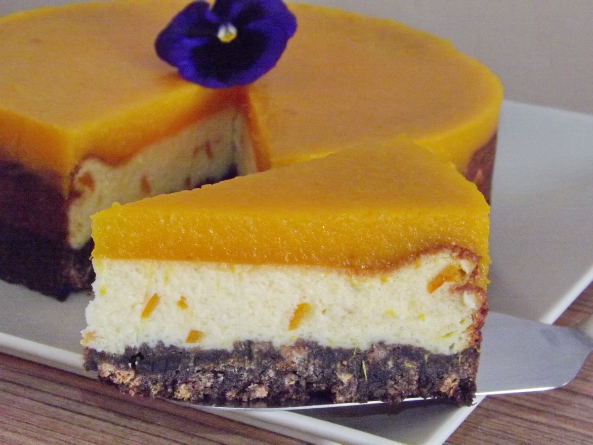 Cheesecake cu portocale