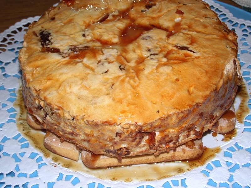 Tort cu dulceata de trandafiri