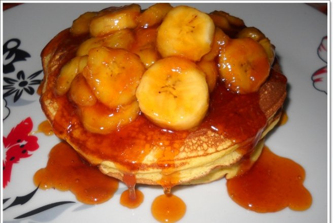 Pancakes cu banane