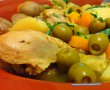 Mancarica de masline cu pui si ciuperci -tajine bi zeitoun-0