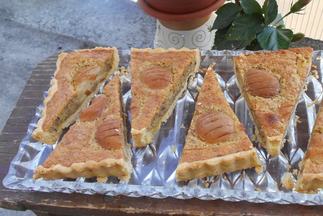 Tarta frangipane cu pere