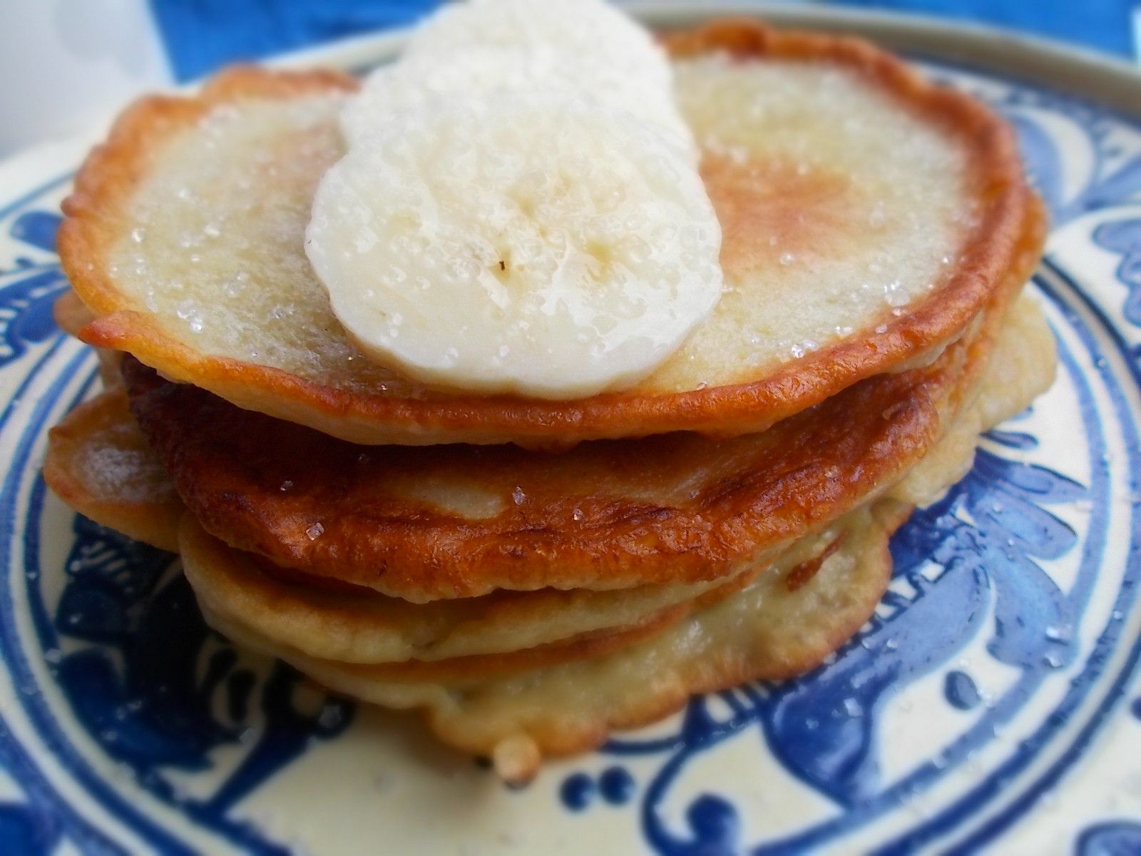 Pancakes cu banane