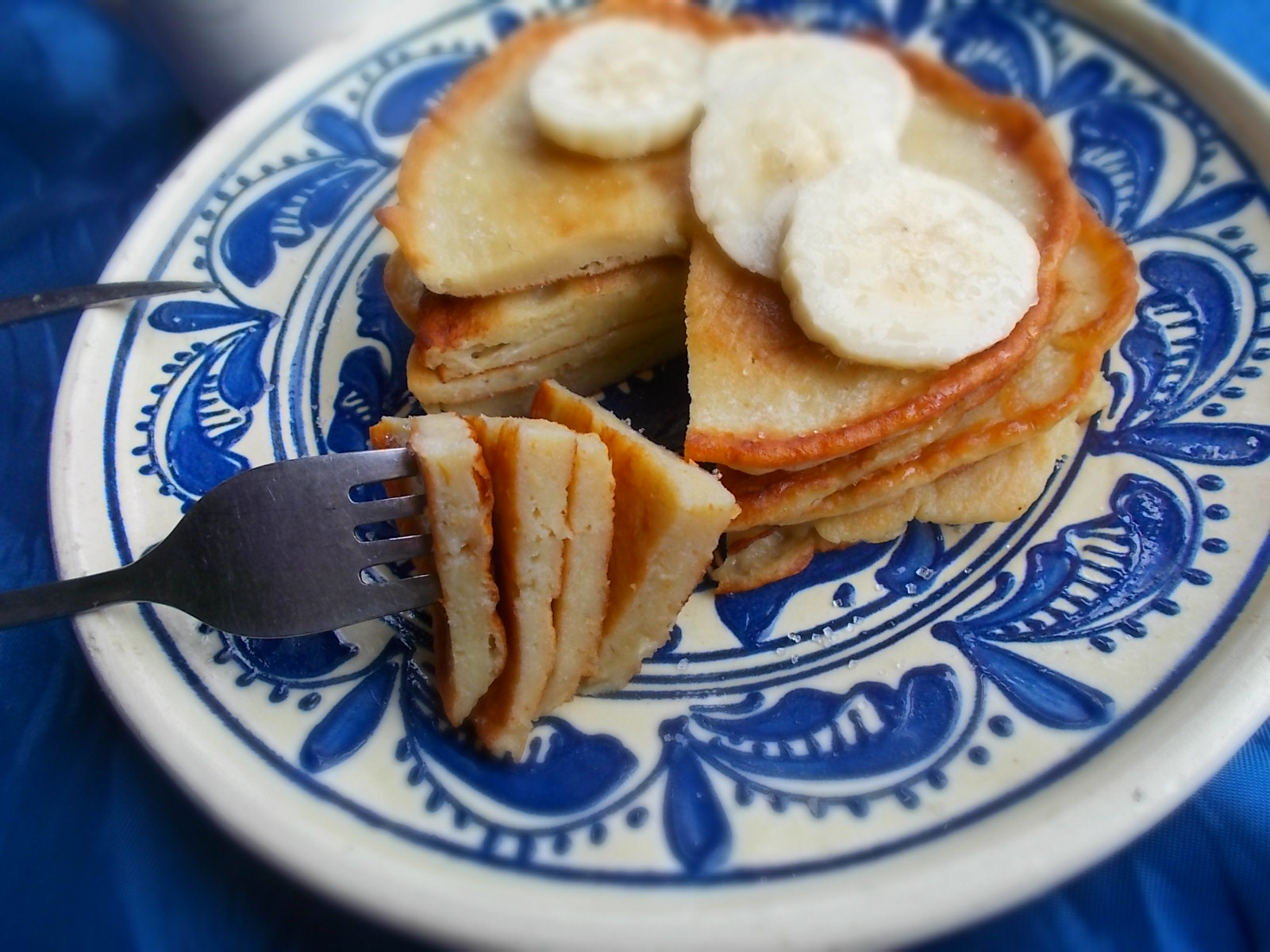 Pancakes cu banane