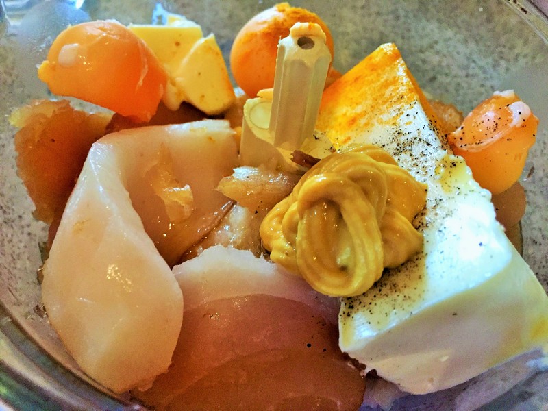 Pateu de butterfish afumat
