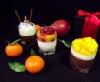 Panna cotta cu ciocolată,cu vanilie şi jeleu de mango-5