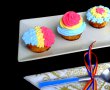 Briose cu dulceata decorate in tricolor-14