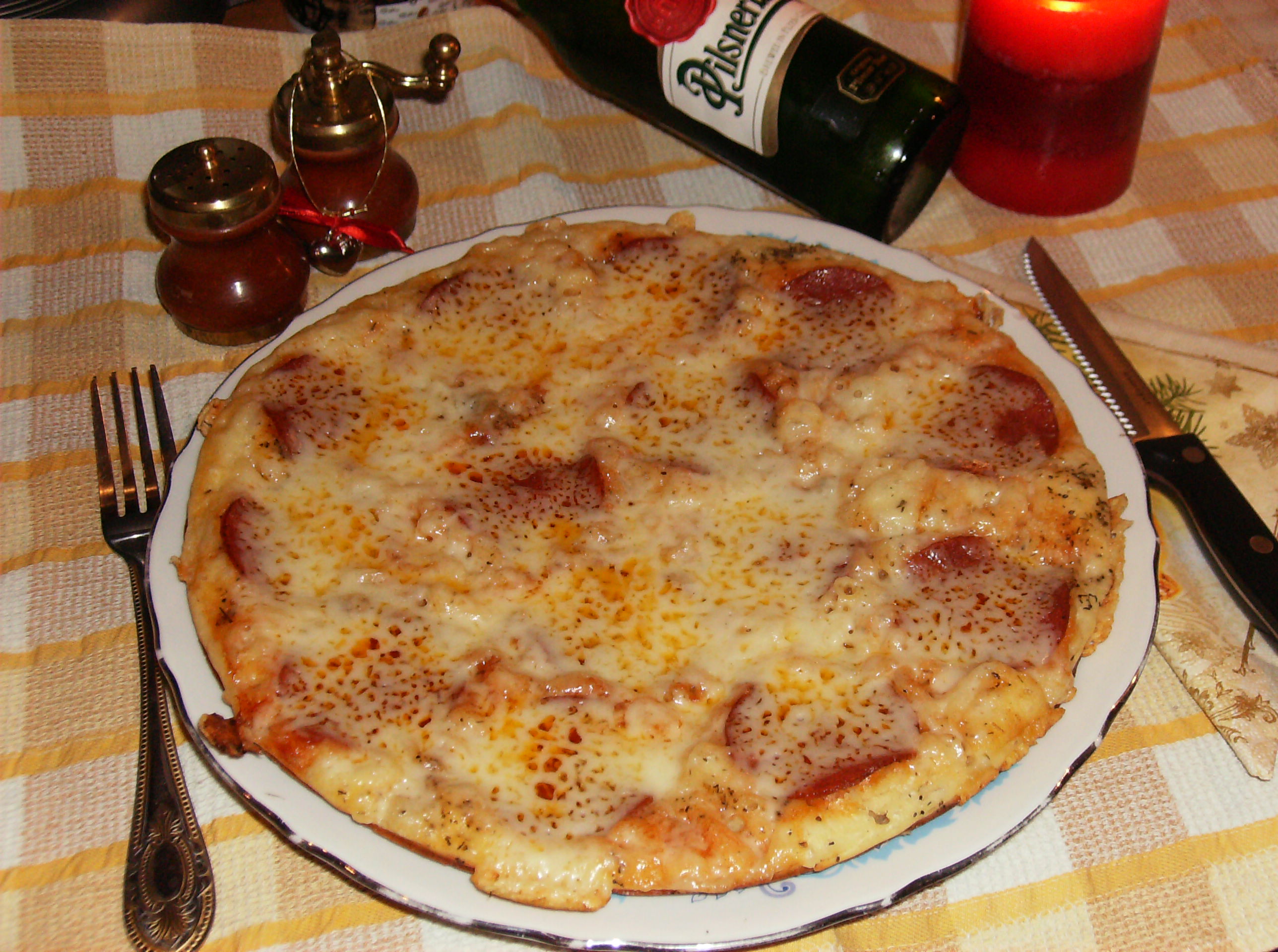 Pizza la tigaie in 15 minute