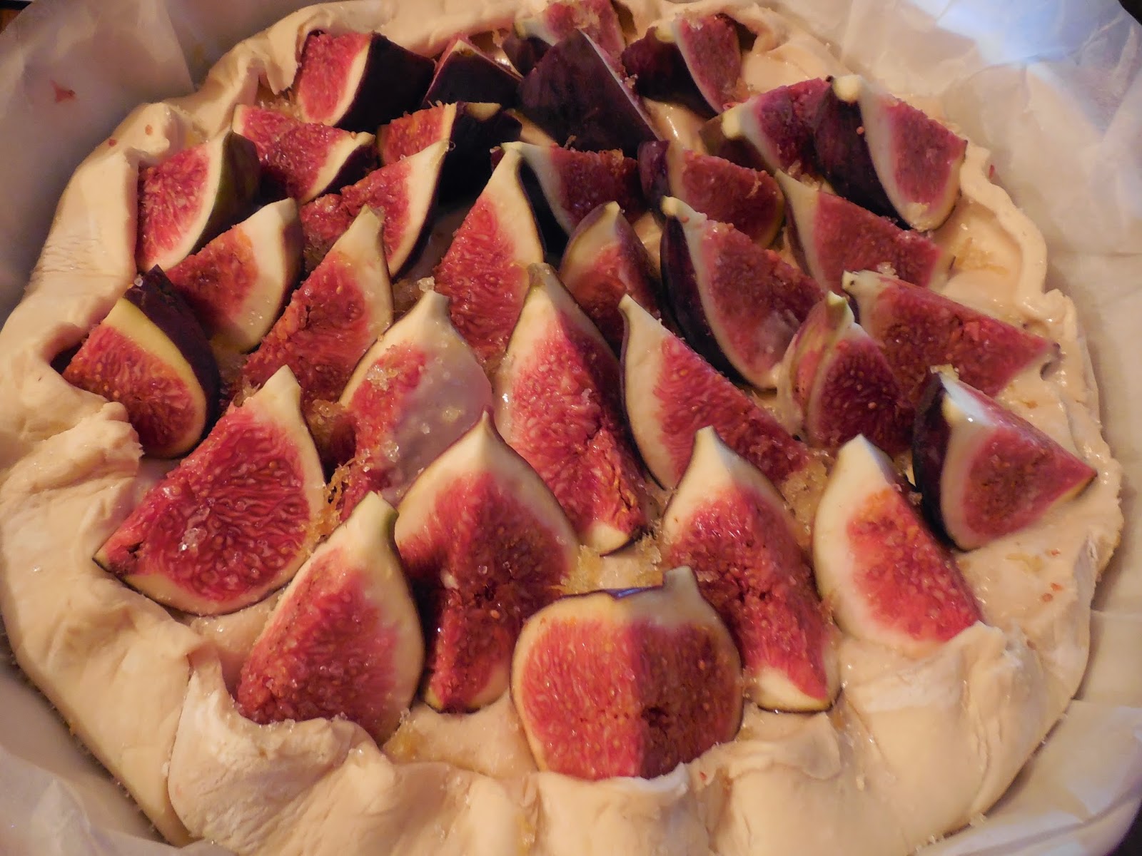 Tarta frangipane cu smochine