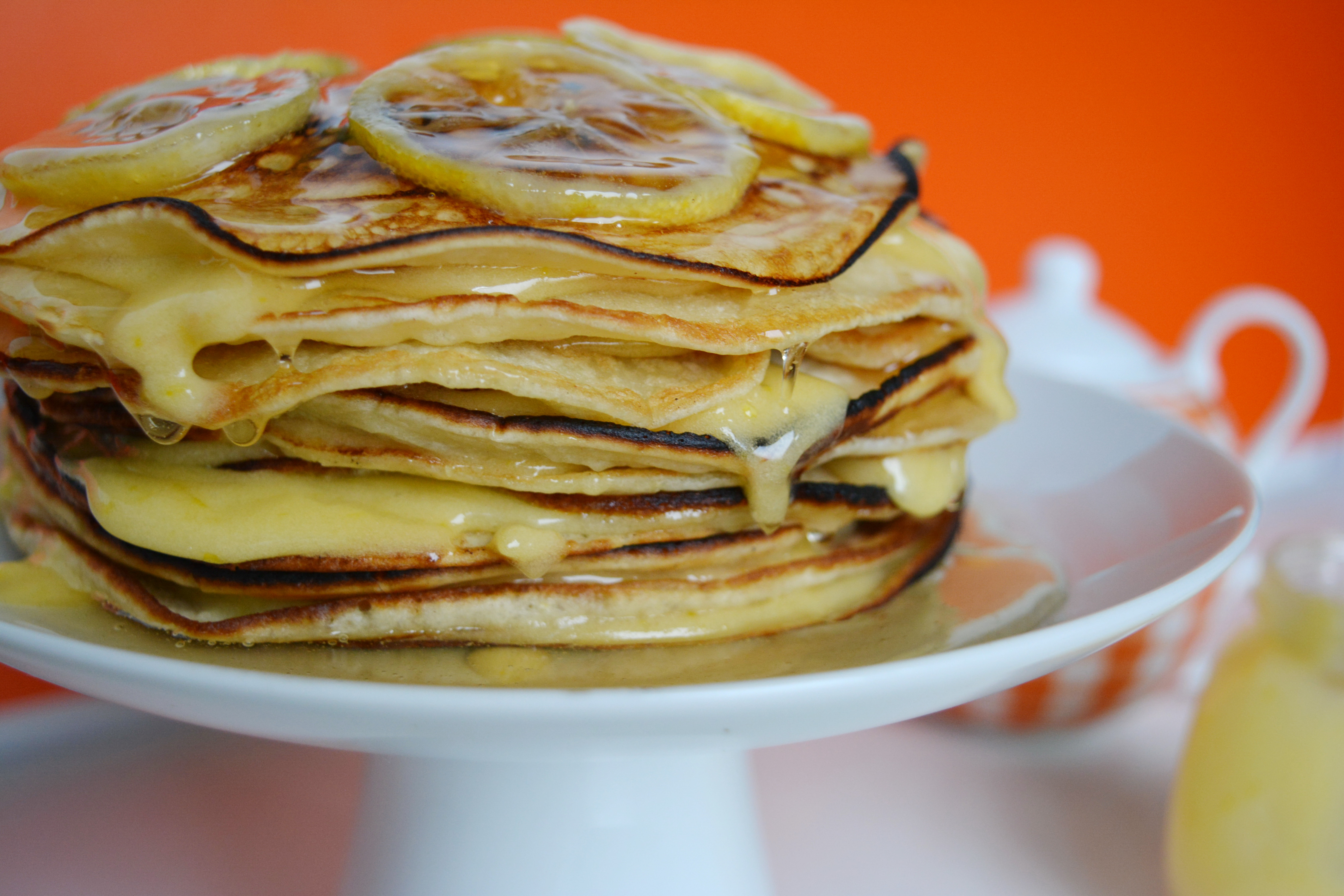 Pancakes cu crema de lamaie