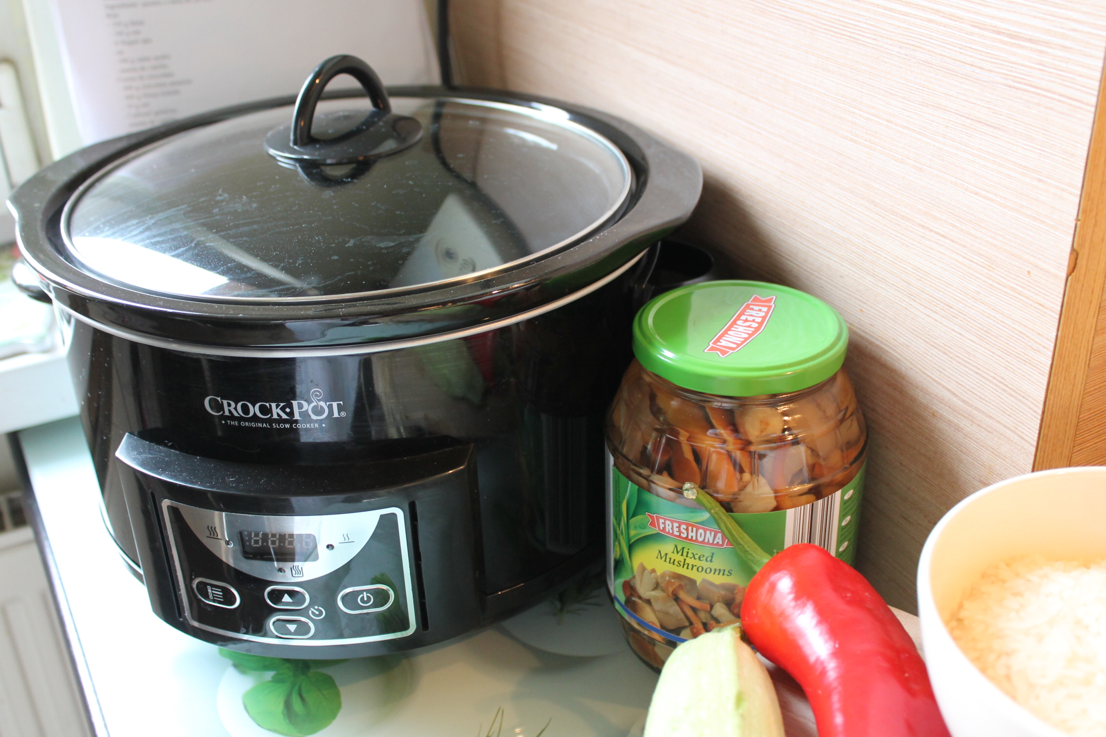 Orez cu legume la slow cooker Crock-Pot 4,7 L