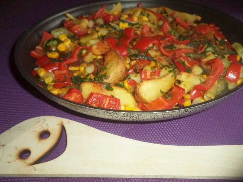 Legume stir-free la tava in cuptor