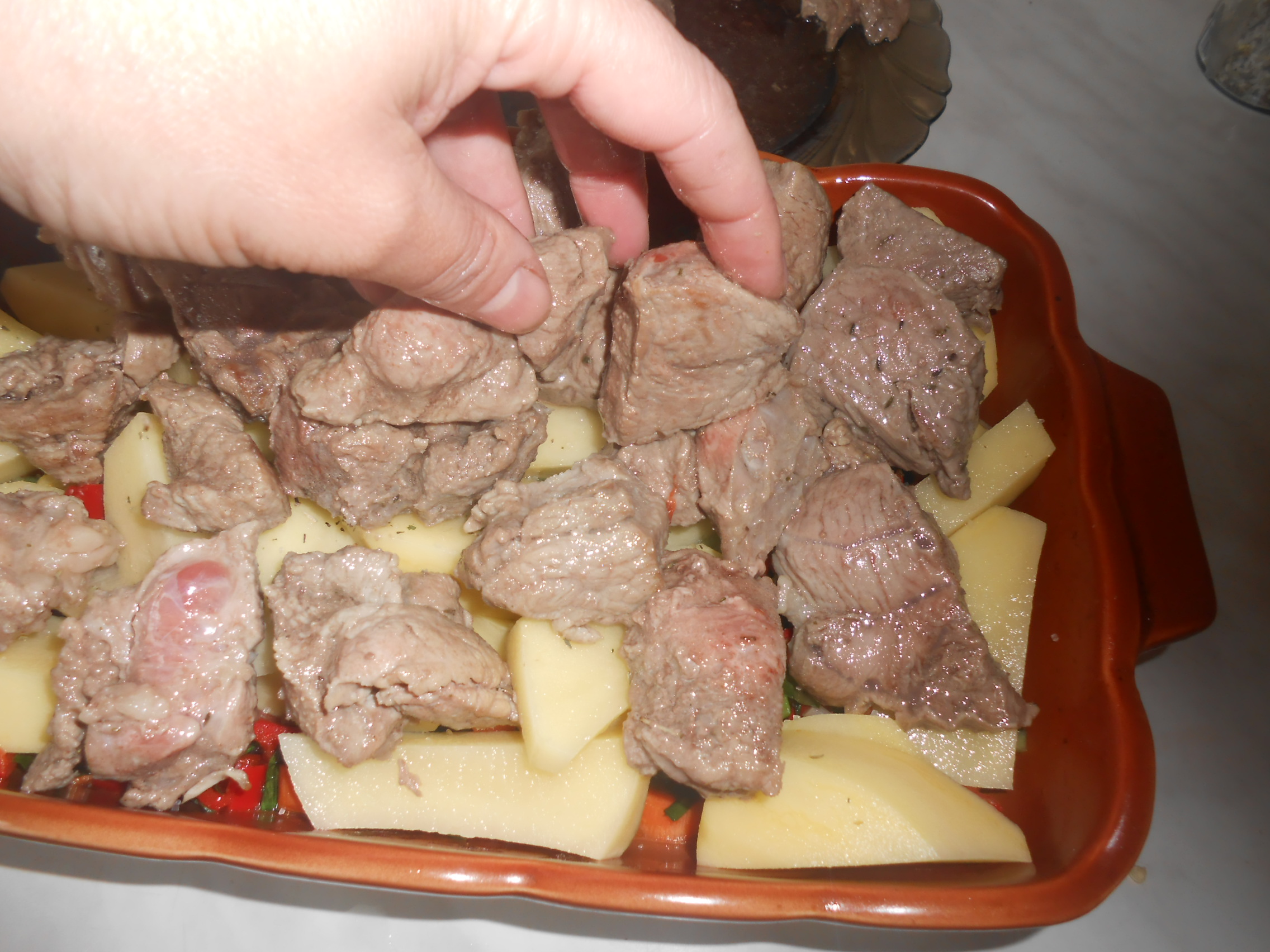 Carne de vitel la cuptor