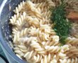 Fusilli cu ciuperci, usturoi si branza-6