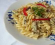 Fusilli cu ciuperci, usturoi si branza-9