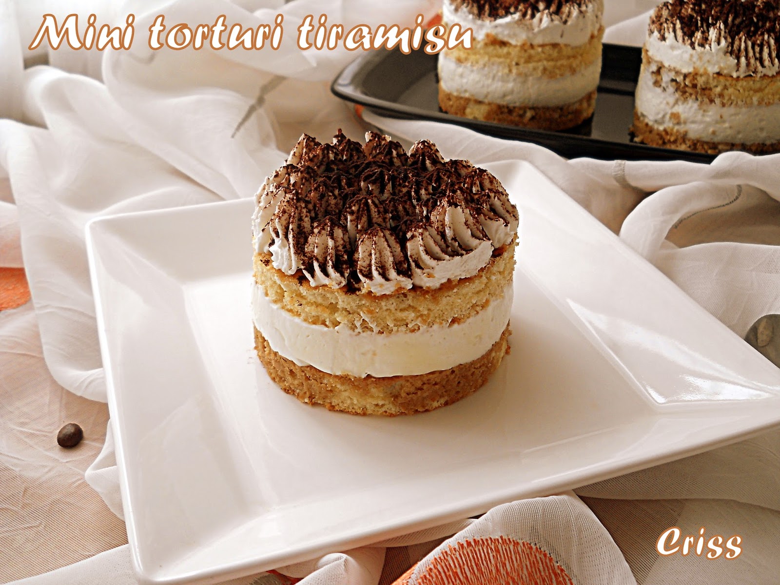 Mini torturi Tiramisu reţetă originală